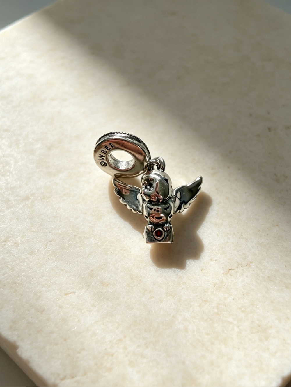 Pandora Harry Potter Hedwig Owl Dangle Charm Sterling Silver